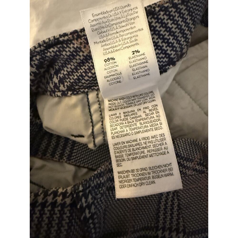 Mother Pants Women’s Size 25 Blue Pink Shaker Prep Fray Killing Time Crop Slim - Picture 10 of 14